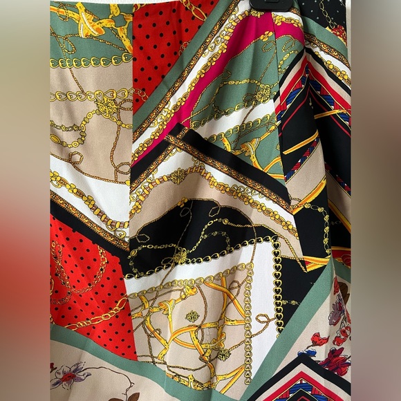 Patterned Trendy Mini Skirt Fashion Nova Size XL-L - Picture 3 of 5